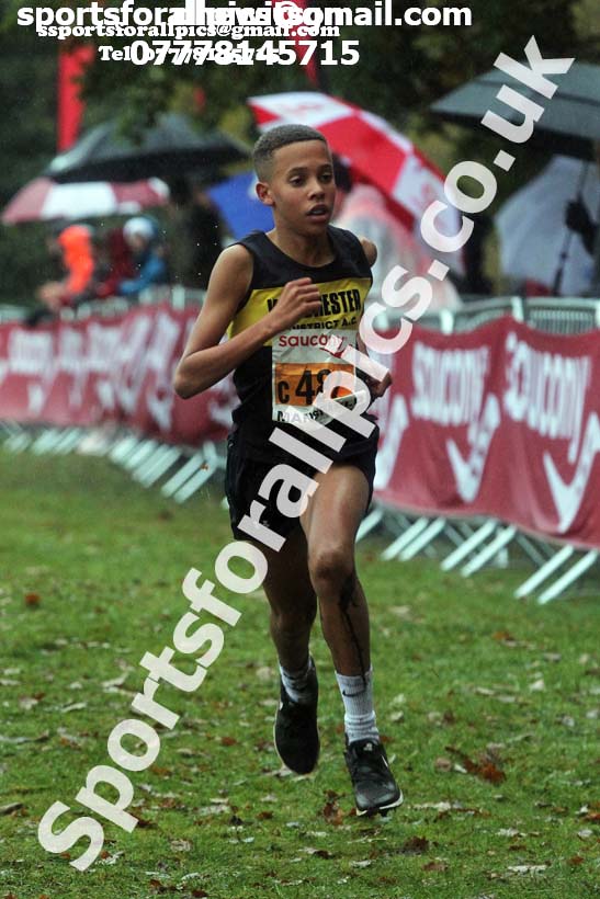 Boys under-13s, National Cross Country Relay Champs., Berry Hill Park, Mansfield.  Photo: David T. Hewitson/Sports for All Pics